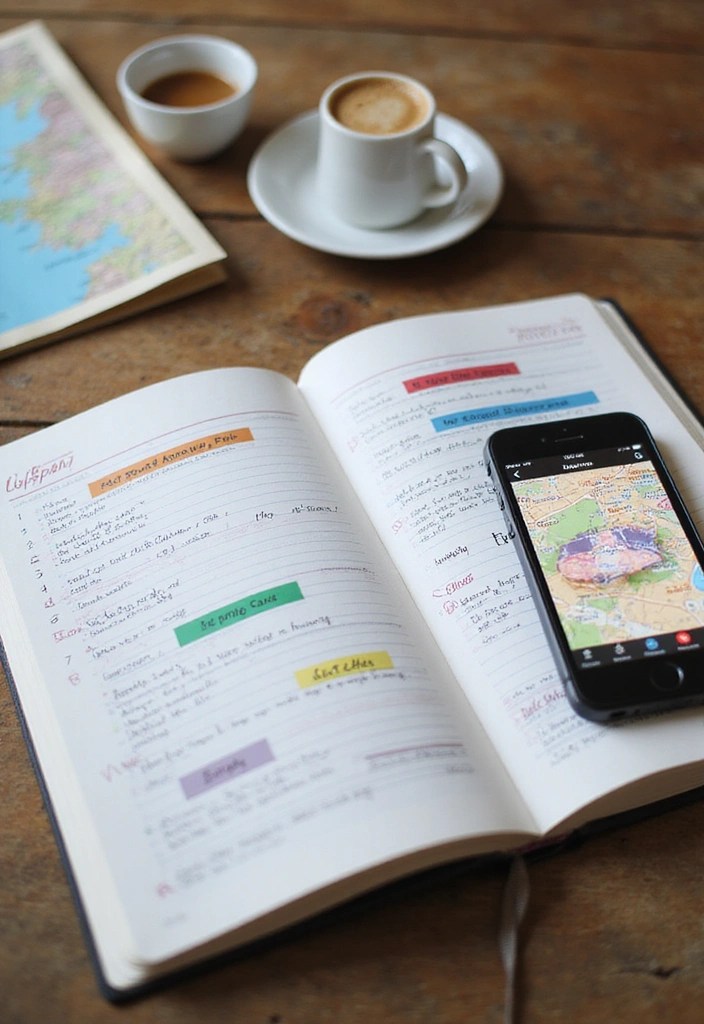 10 Essential Travel Preparation Tips That'll Make Your Trip a Breeze! - 1. Create a Detailed Itinerary